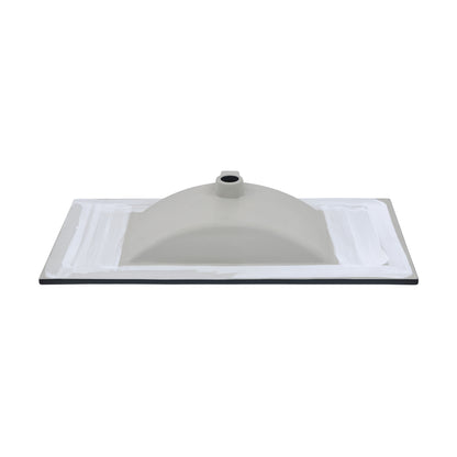 Swiss Madison, 36" Ceramic Vanity Top with Single Faucet Hole in Matte Black