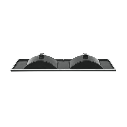 Swiss Madison, 60 inch Vanity Top Bathroom Sink in Matte Black with 3 Holes