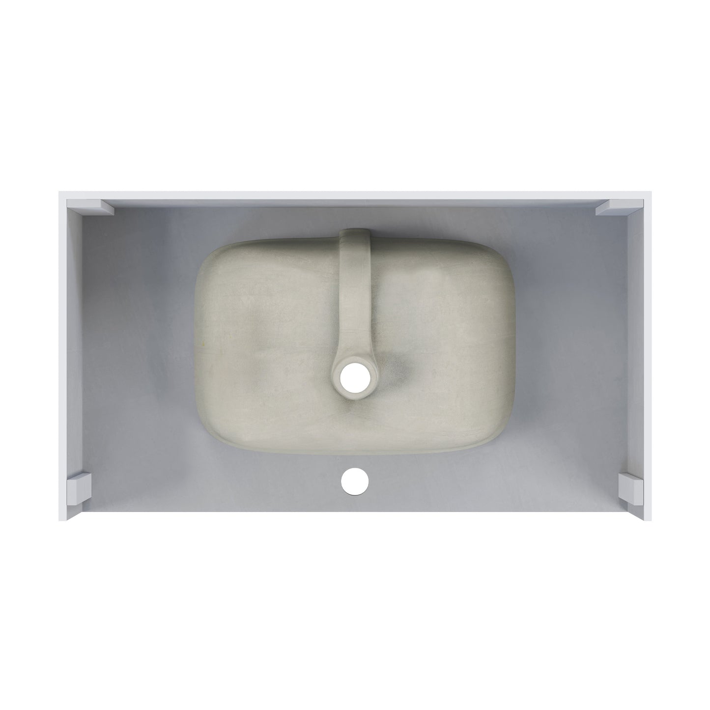 Swiss Madison, Avancer 36'' Wall Mount Sink In Charcoal Grey