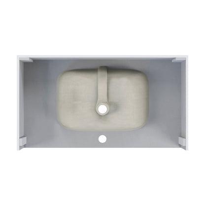 Swiss Madison, Avancer 36'' Wall Mount Sink In Charcoal Grey