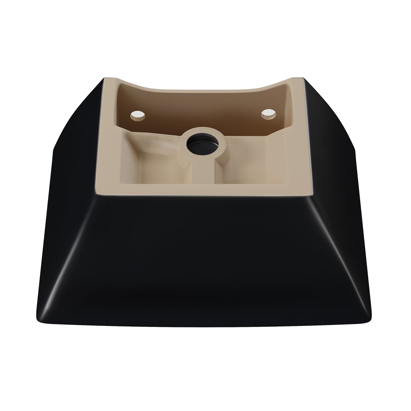 Swiss Madison, Sublime 18" Ceramic Wall Hung Sink in Matte Black