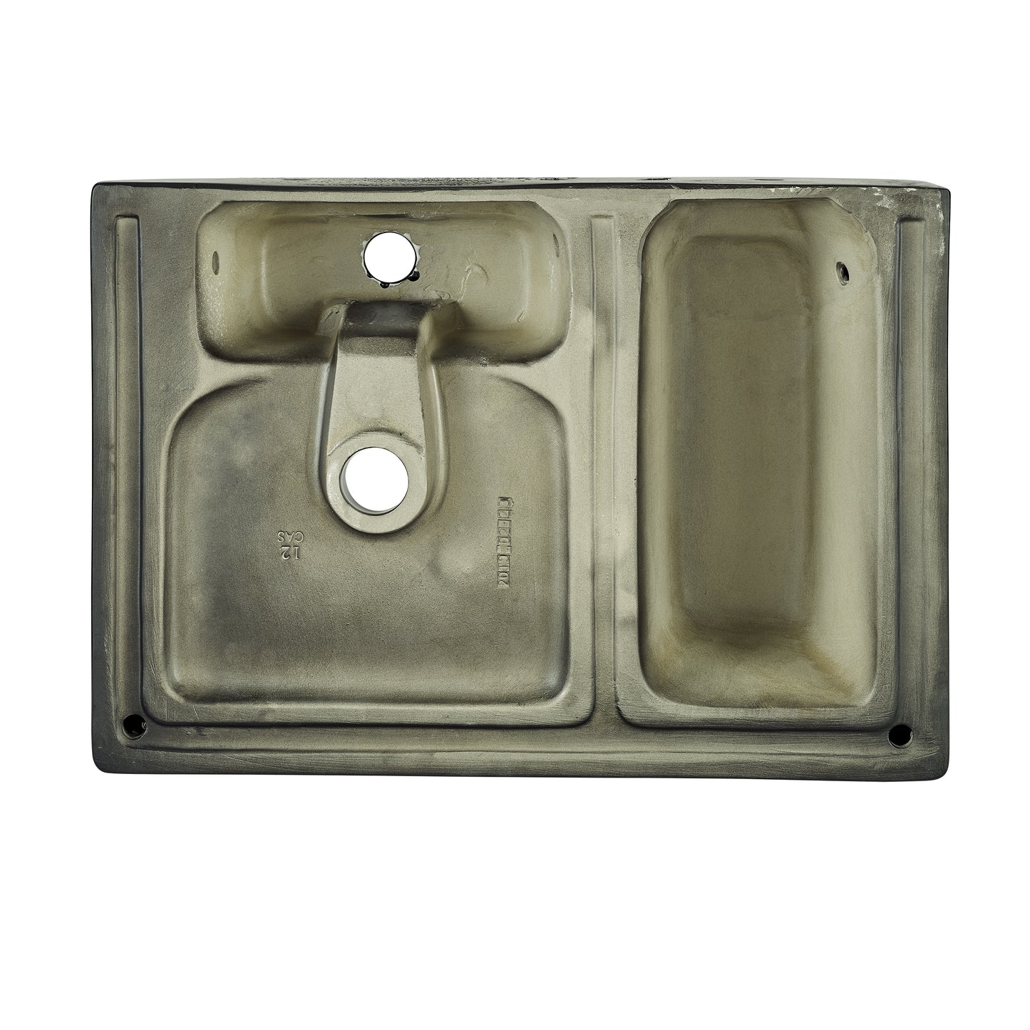 Swiss Madison, St. Tropez 24 x 18 Ceramic Wall Hung Sink with Right Side Mount, Matte Black