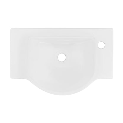 Swiss Madison, Chateau 21.5" Right Side Faucet Wall-Mount Bathroom Sink with Chrome Towel Bar