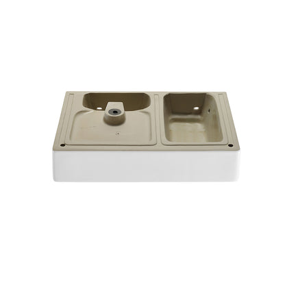 Swiss Madison, St. Tropez 30" Rectangle Wall-Mounted Sink with Right Side Faucet Mount
