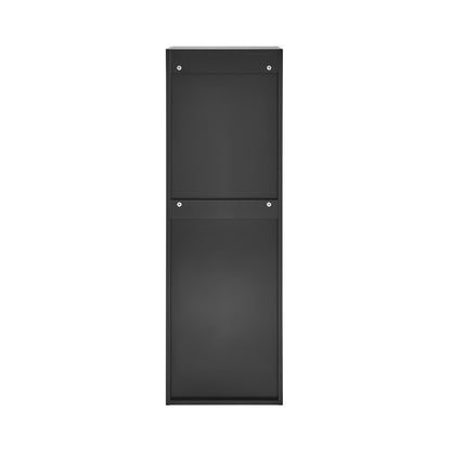 Swiss Madison, Annecy 15" W x 46" H x 12" D  Linen Cabinet in Phantom Black