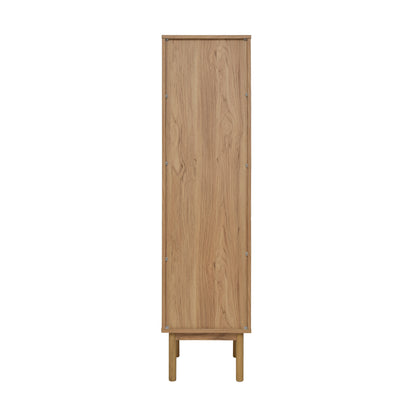 Swiss Madison, Classe 15.5 x 15 x 60 Freestanding Linen Cabinet in Toppan Oak