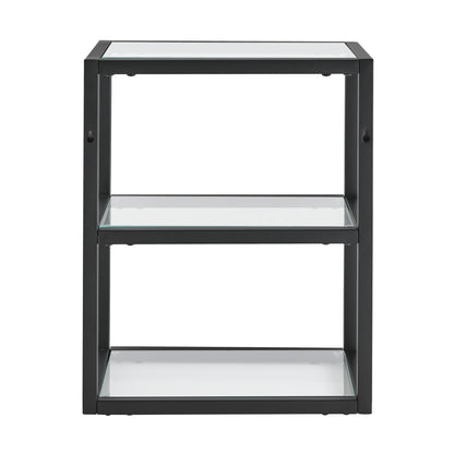 Swiss Madison, Pierre 16"x20"x10" Wall-Mounted Linen Cabinet in Matte Black