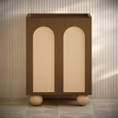 Swiss Madison Plaisir II 24-inch freestanding bathroom vanity in Brown Oak — view 6