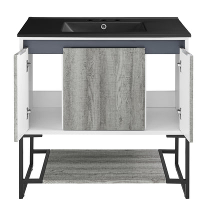 Swiss Madison Marseille 36-inch bathroom vanity — view 9