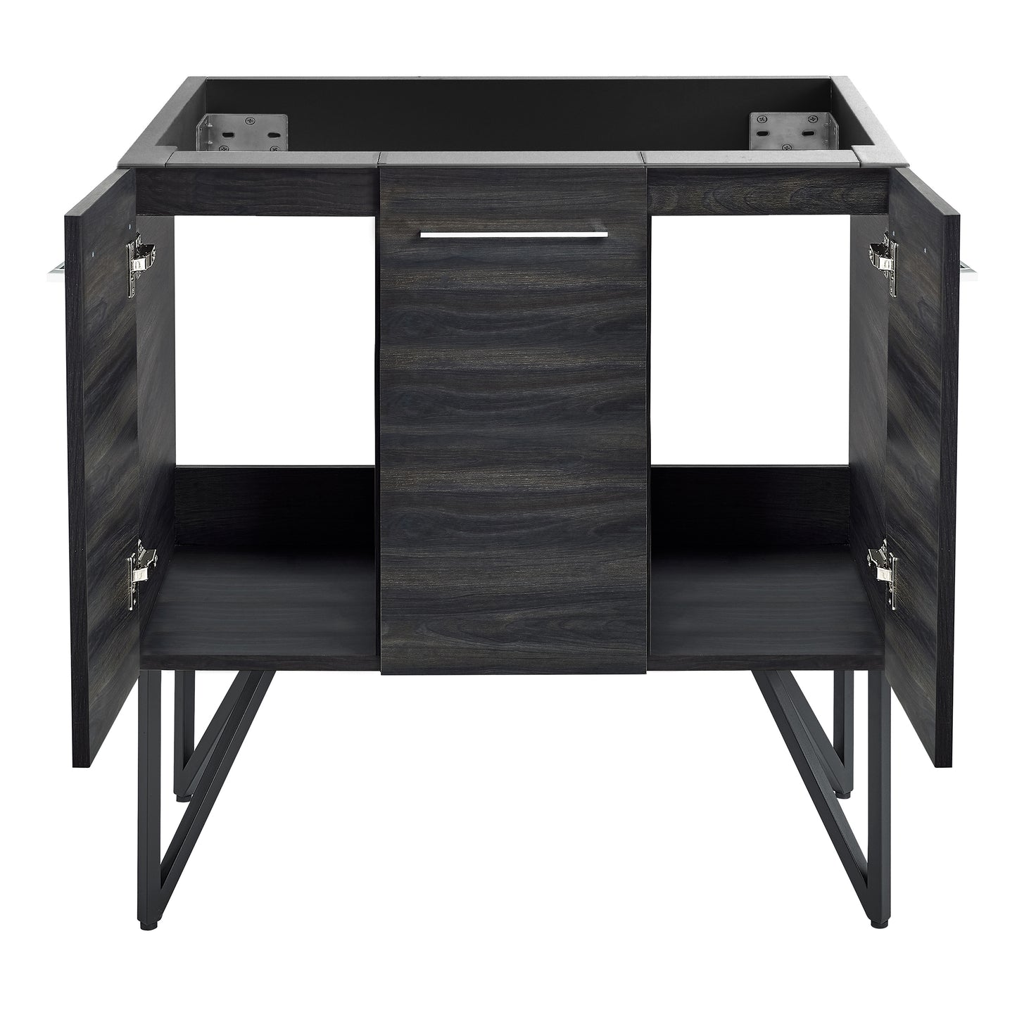 Swiss Madison, Annecy 36" Bathroom Vanity in Black Walnut - Cabinet Only