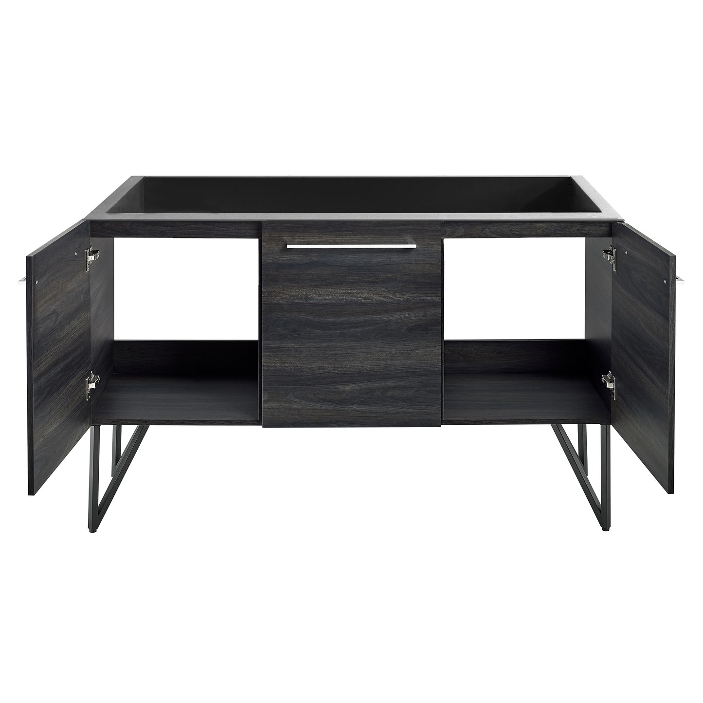 Swiss Madison, Annecy 60 Black Walnut Bathroom Vanity Cabinet Only (SM-BV226)