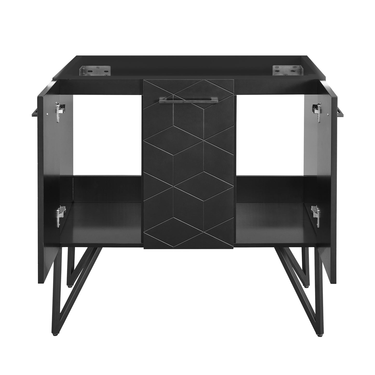 Swiss Madison, Annecy 36" Bathroom Vanity in Phantom Black - Cabinet Only