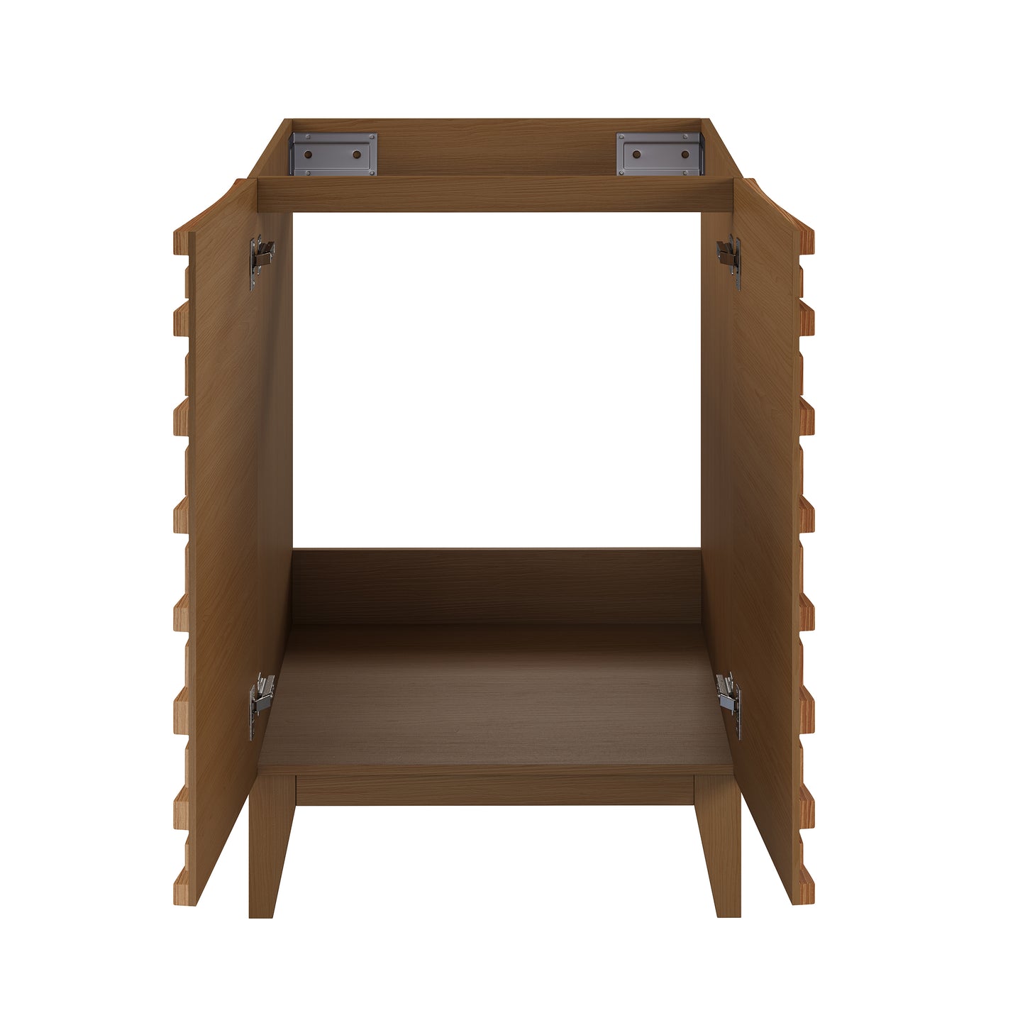 Swiss Madison, Cascade 24'' Bathroom Vanity in Brown Oak - Cabinet