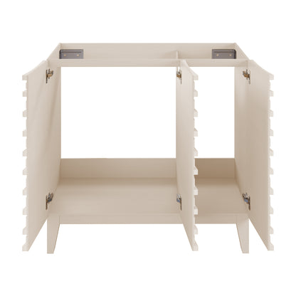Swiss Madison, Cascade 36'' Bathroom Vanity in White - Cabinet
