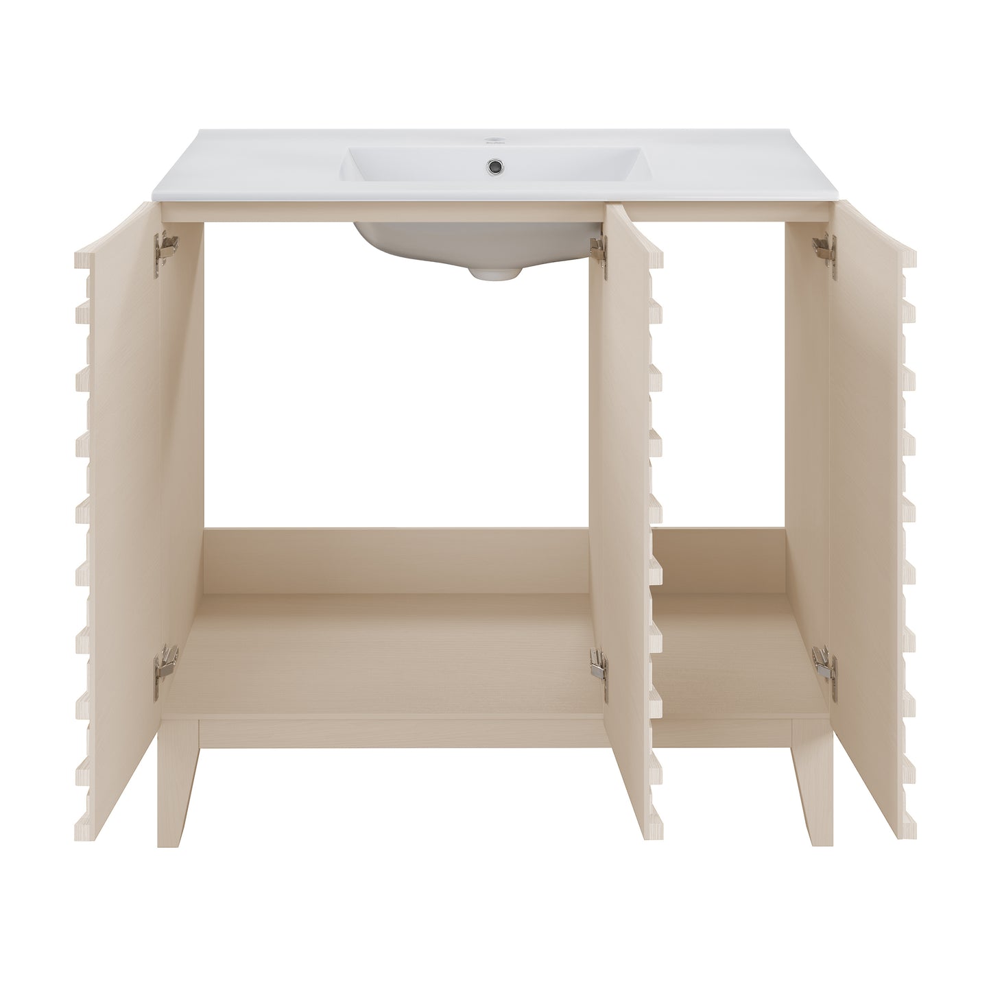 Swiss Madison, Cascade 36'' Bathroom Vanity in White