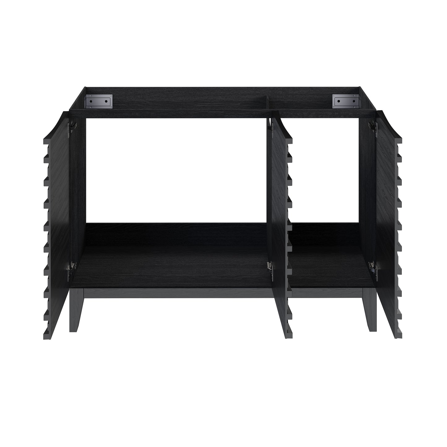 Swiss Madison, Cascade 48" Bathroom Vanity in Black - Cabinet