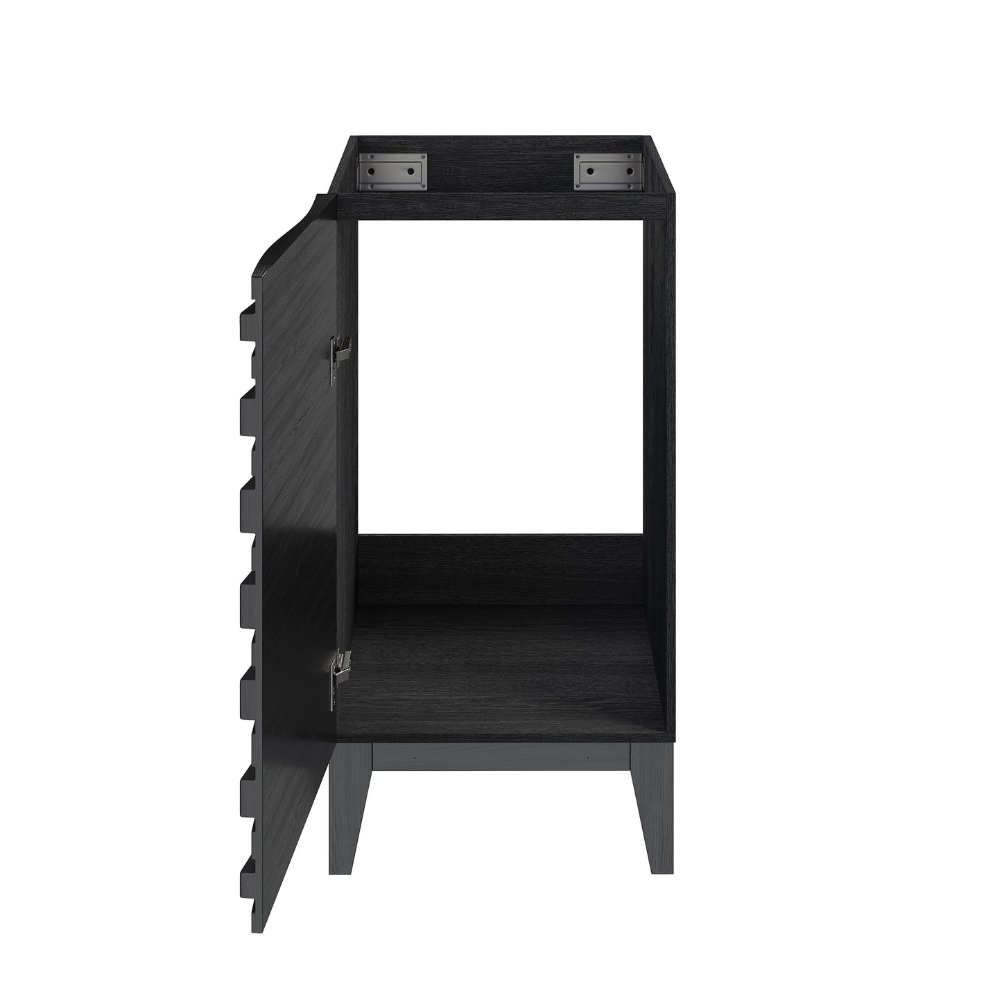 Swiss Madison, Cascade 18" Bathroom Vanity in Black - Cabinet