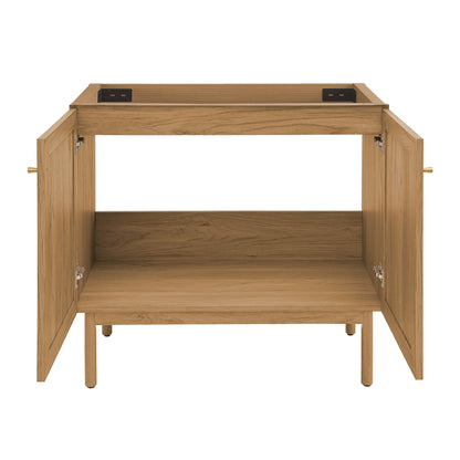 Swiss Madison Classe 36-inch bathroom vanity in Oak Cabinet Only — view 4