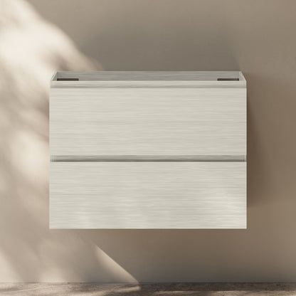 Swiss Madison, Liberte 30" Wall-Mounted Bathroom Vanity Cabinet without Top in White Oak