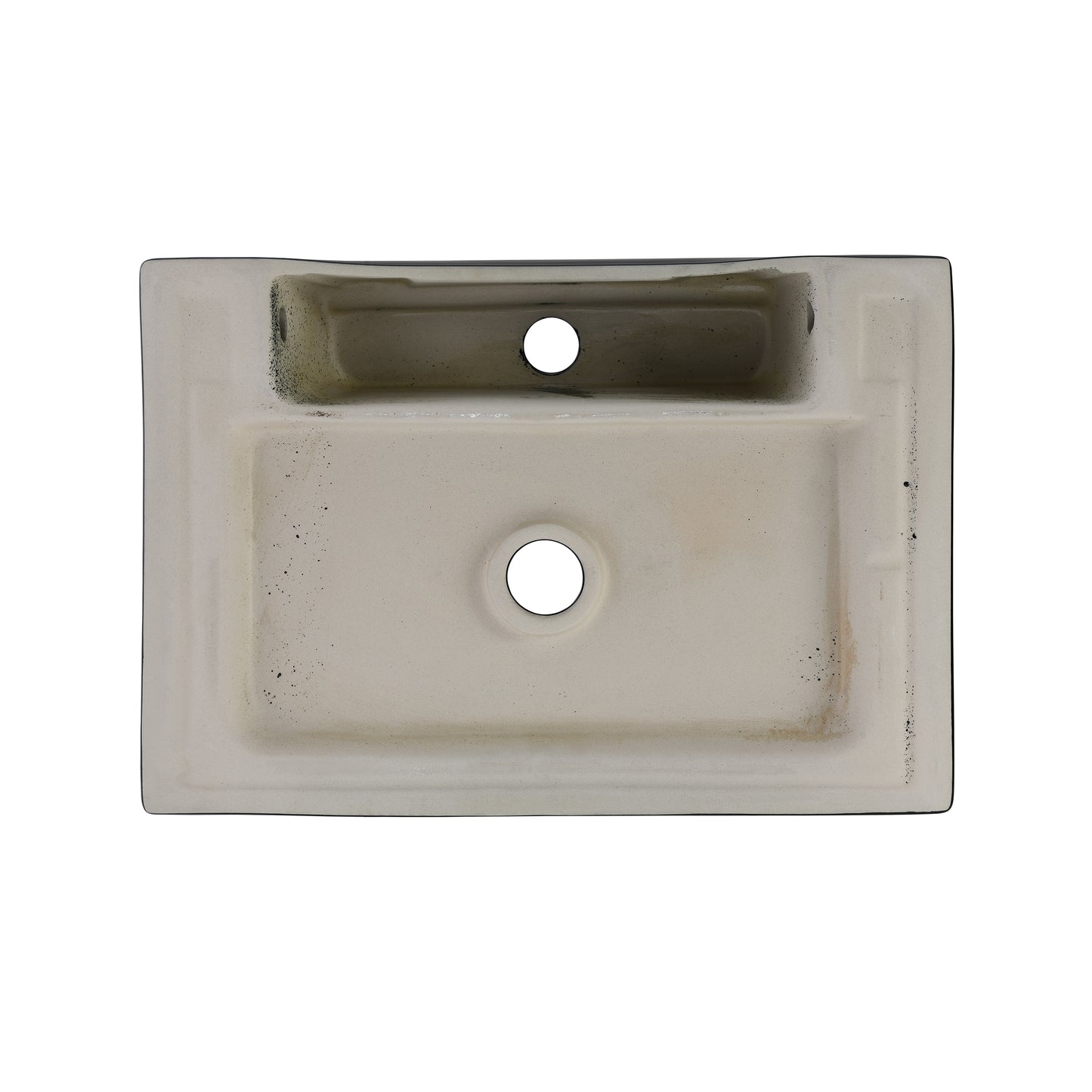 Swiss Madison, Claire 20 Rectangle Ceramic Vessel Sink, Matte Black