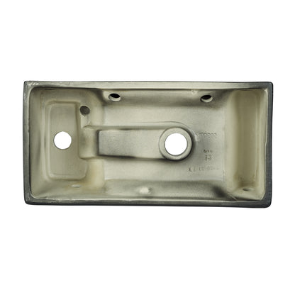 Swiss Madison, Voltaire 19.5 x 10 Rectangular Ceramic Wall Hung Sink with Right Side Faucet Mount, Matte Black