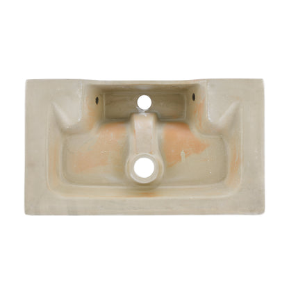 Swiss Madison, Claire 22" Rectangle Wall-Mount Bathroom Sink in White Marble