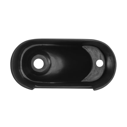 Swiss Madison, Terre 18" Right Side Faucet Wall-Mount Bathroom Sink in Black