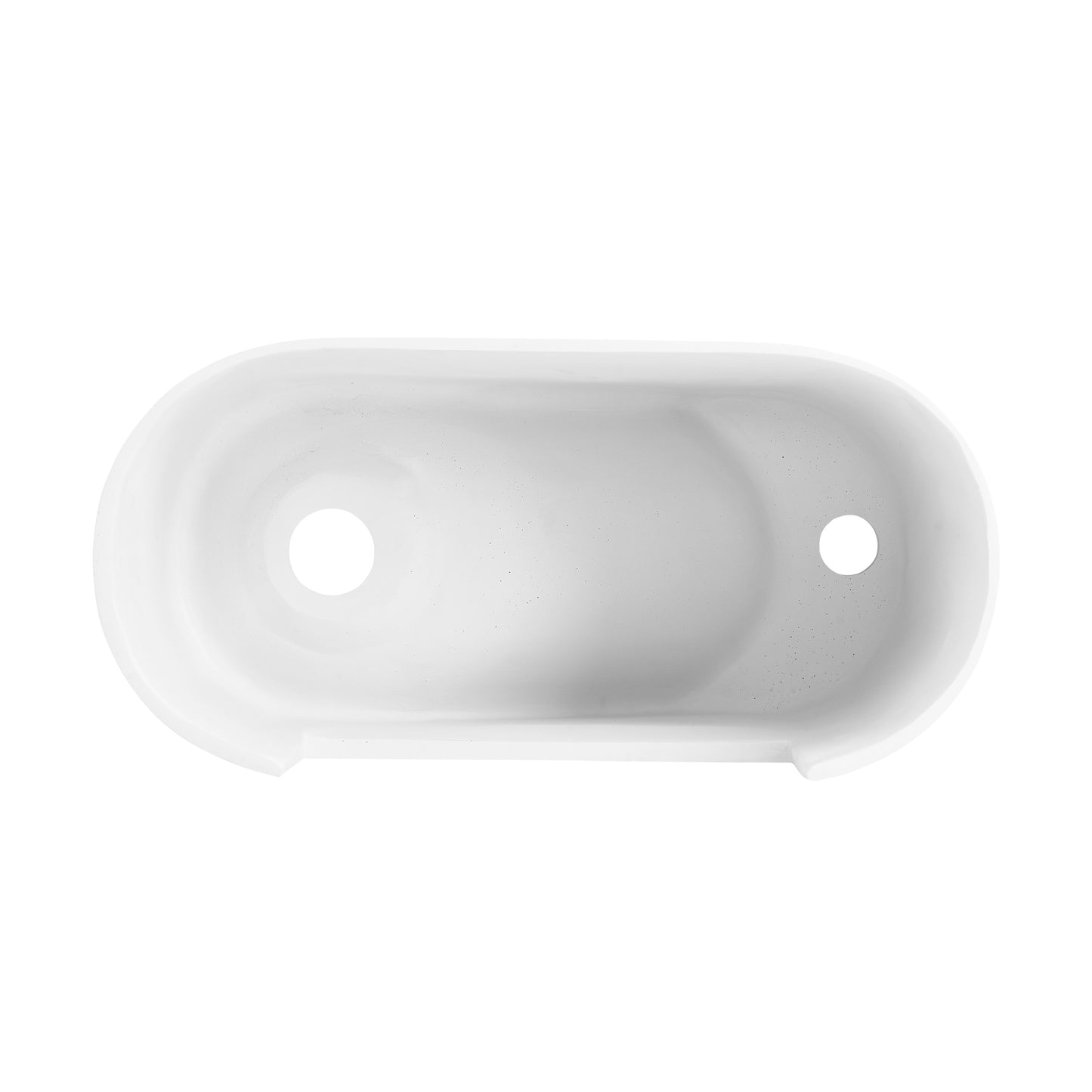 Swiss Madison, Terre 18" Right Side Faucet Wall-Mount Bathroom Sink in White