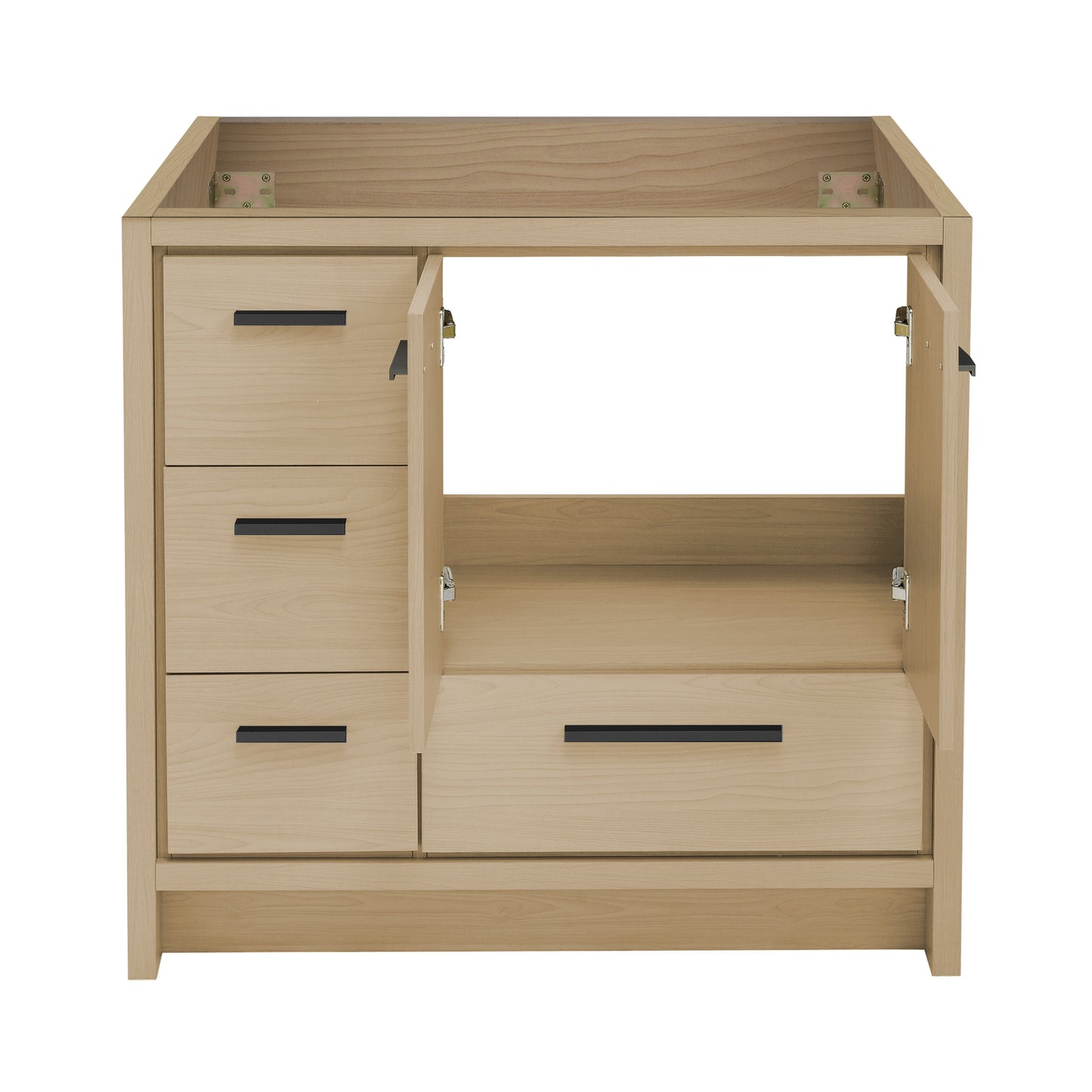 Swiss Madison Virage freestanding bathroom vanity in Oak - Cabinet — view 3