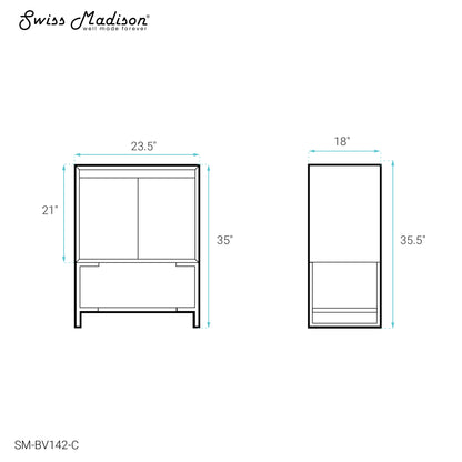Swiss Madison, Marseille 24 Single Bathroom Vanity Cabinet Only (SM-BV142)