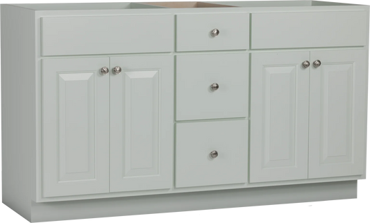 Trusty Wood Designer Series Bathroom Vanity 60" with Four Doors and Three Drawers