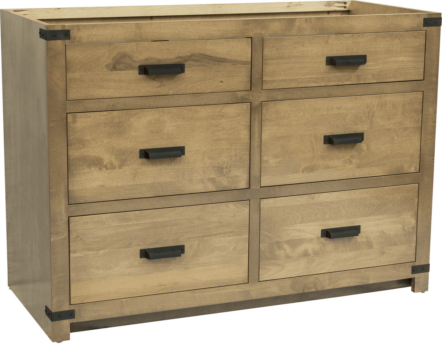 Trusty Wood Lexington Bathroom Vanity 48" with Six Drawers