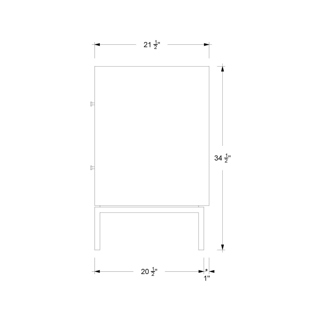 Vanderloc Rift White Oak Two-Drawer Single Bath Vanity