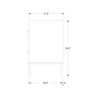 Vanderloc Rift White Oak Two-Drawer Single Bath Vanity
