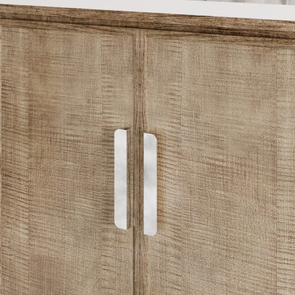 Westin 30 in. x 34.4 in. H Single Sink Bath Vanity in Lustrous Walnut with White Brook Quartz Top | Water Creation