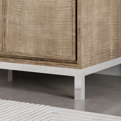 Westin 30 in. x 34.4 in. H Single Sink Bath Vanity in Lustrous Walnut with White Brook Quartz Top | Water Creation