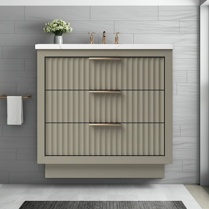 Vanderloc LeCrieú Three-Drawer Single Bath Vanity