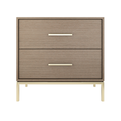 Vanderloc Rift White Oak Two-Drawer Single Bath Vanity