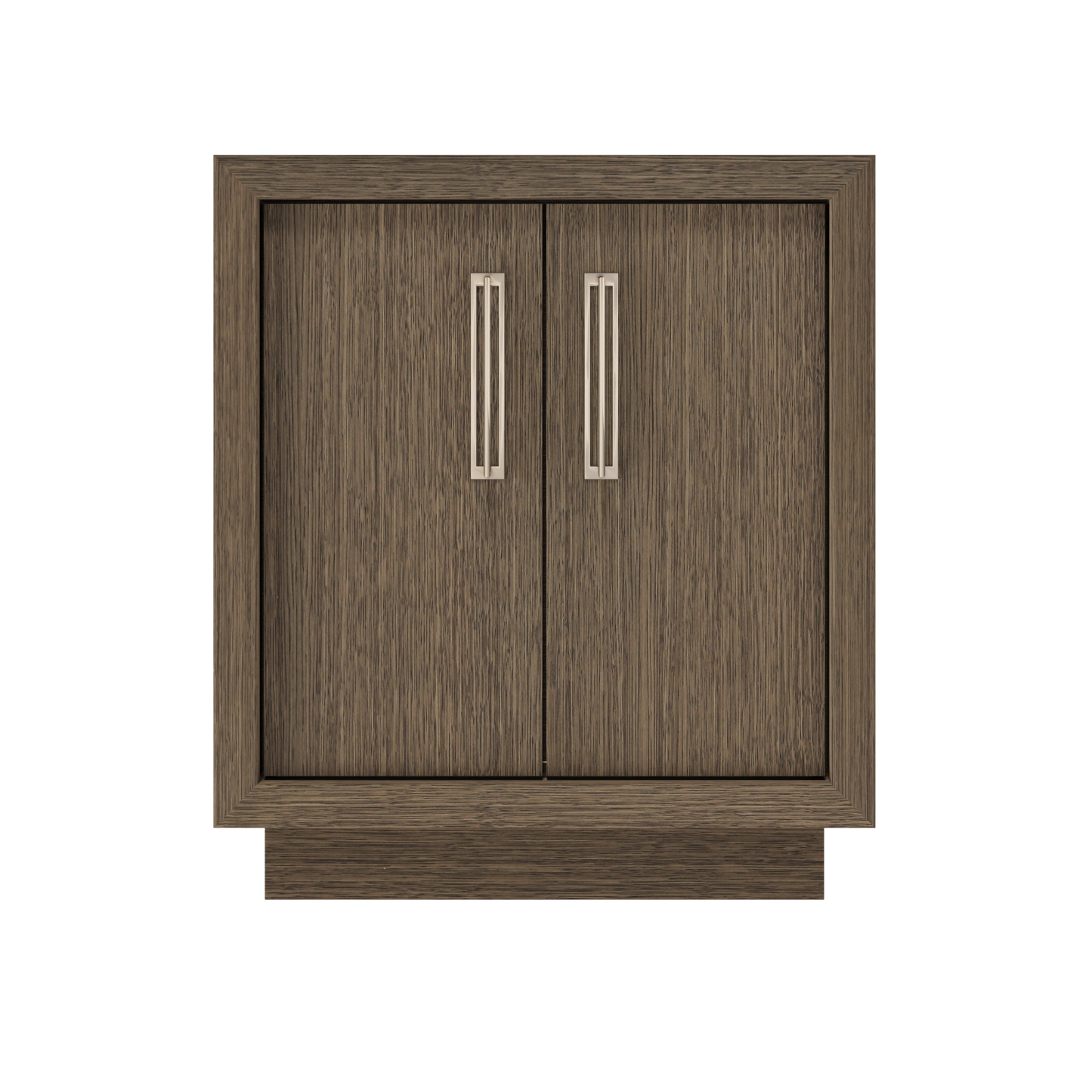 Smoked Modern / Satin Nickel