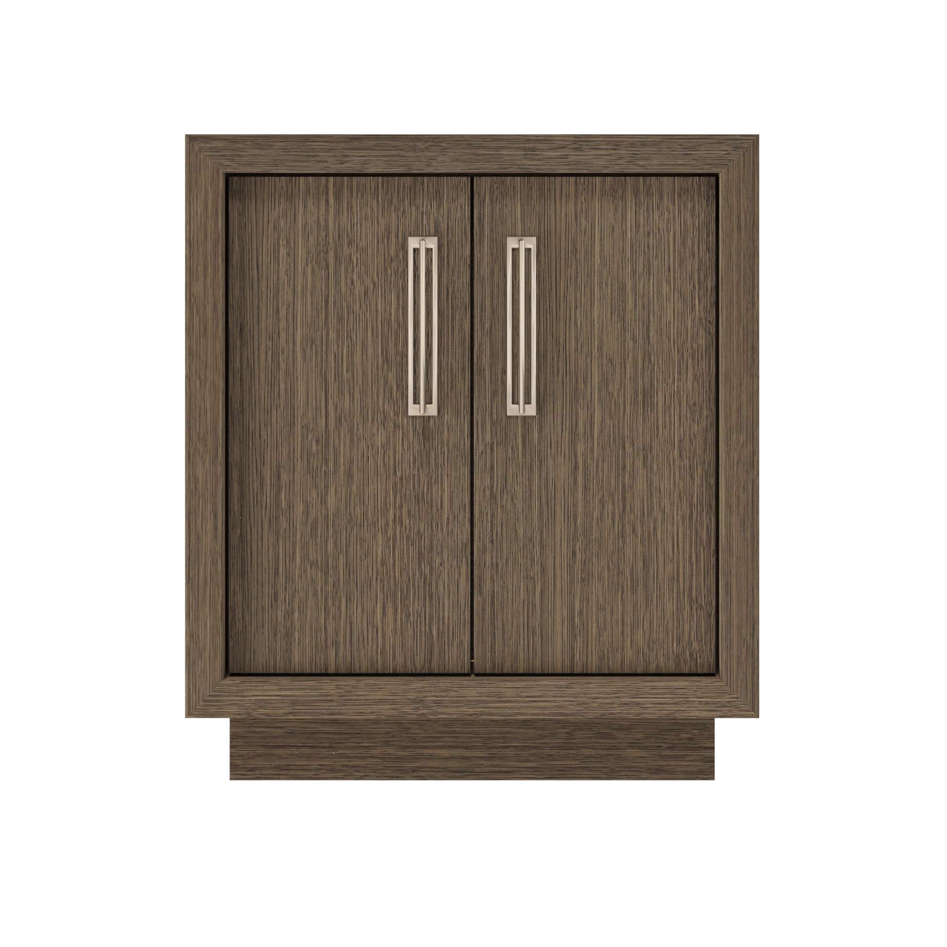 Smoked Modern / Satin Nickel