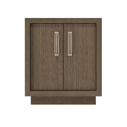 Smoked Modern / Satin Nickel