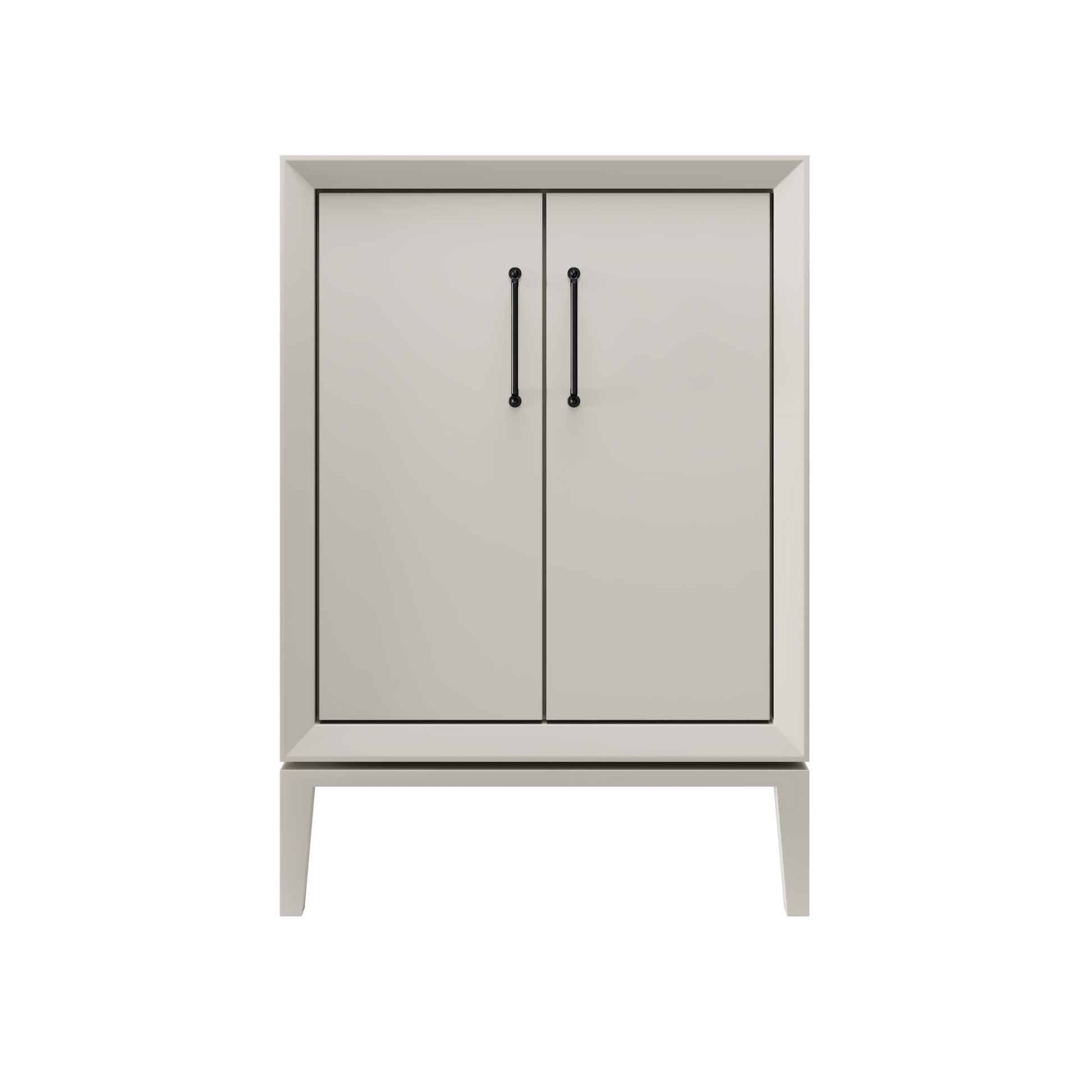 Alexandra 36" Single Vanity - Vintage Taupe / Matte Black