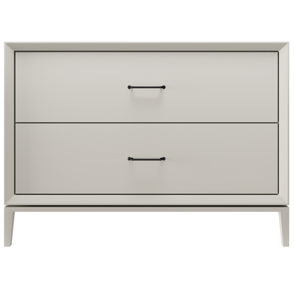 Alexandra 2-Drawer 48" Single Vanity - Vintage Taupe / Matte Black