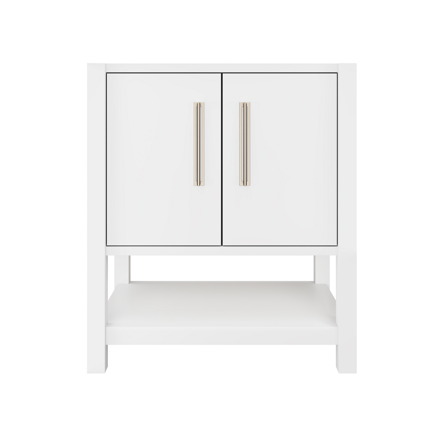 Pure White / Satin Nickel