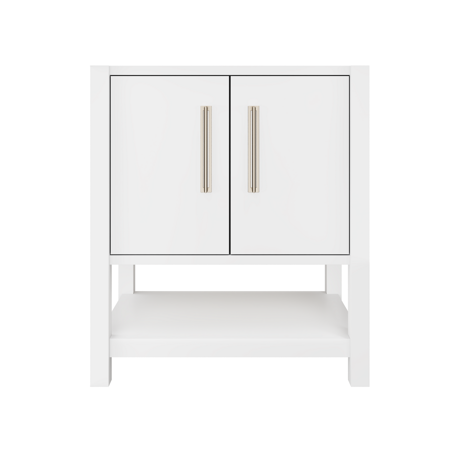 Pure White / Satin Nickel