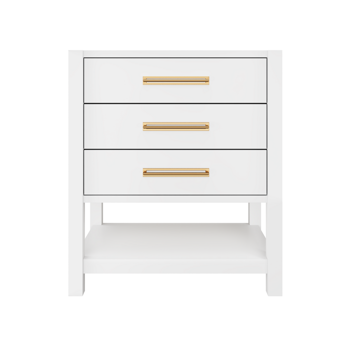 Vanderloc Kiawah Three-Drawer Single Bath Vanity — 30 Inch