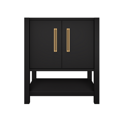 Noir / Satin Gold