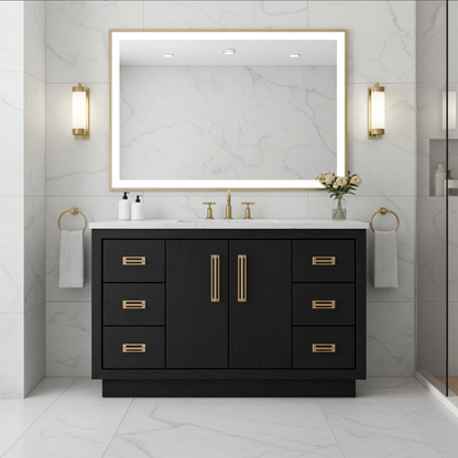 Vanderloc Avalon Single Extra Wide Bath Vanity (Add Top & Faucet)