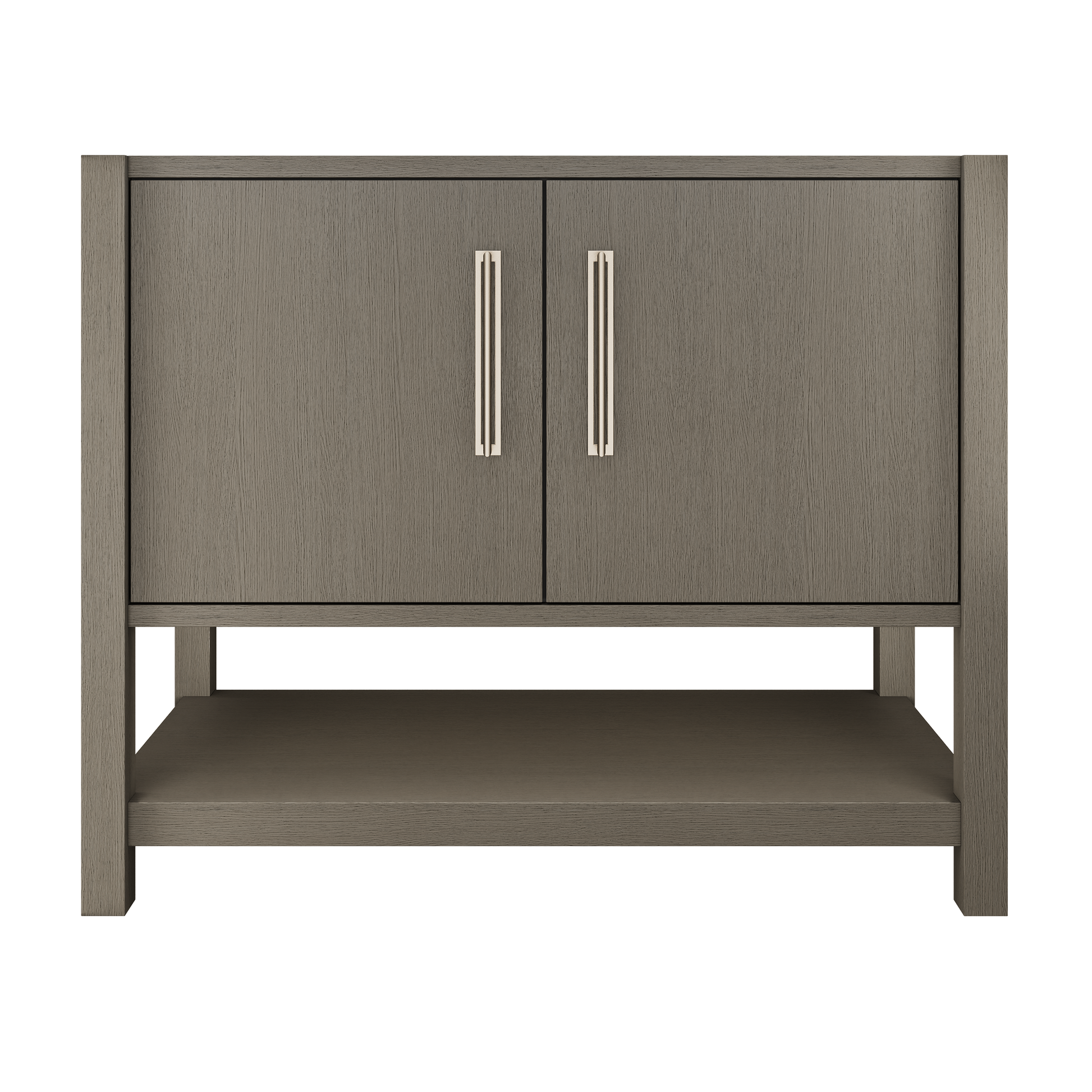 kiawah-single-bath-vanity-42in Gray Weathered Satin Nickel