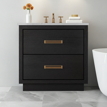 Vanderloc Avalon Two-Drawer Single Bath Vanity (Top and Faucet Not Included)